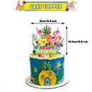 Cartoon Yellow Sponge-Bob Theme Party Supplies Disposable Tableware Plate Cup Tablecloths Balloons For Kids Birthday Baby Shower