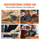 SucceBuy Bench Vise 4.5" 6" 6.5" Multipurpose with Swivel Base Anvil Heavy Duty Cast Iron for Drilling, Conduit Cutting, Sanding