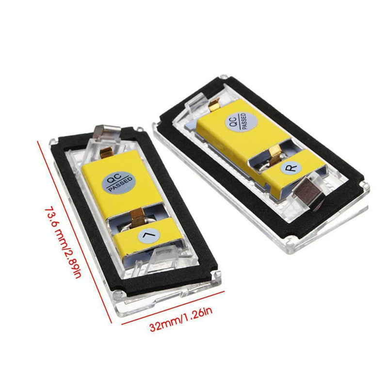 2Pcs 6500K 3528 SMD LED License Number Plate Lights White Canbus Error Free for BMW 3-series E46 1998-2005 3 4 5 Doors 12V