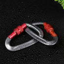 12KN 7075 Climbing Carabiner D Shape Quickdraws Professional Climbing Buckle Security Lock Outdoor Sport Equipment Safety Locks