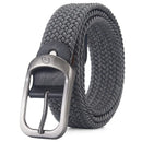 Men's Belt Casual Woven Elastic Belt Outdoor Sports Women's Belt No Need for Punching Climbing Work Belt For Men Women Fashion