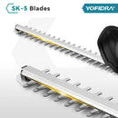 YOFIDRA Cordless Electric Hedge Trimmer 2000W 15000RPM Pruning Saw Lawn Mower Garden Trimming Power Tools For Makita Battery Pin