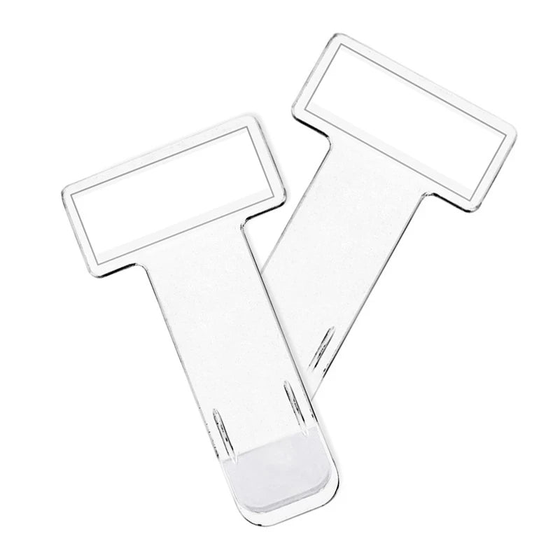 2/4 PCS Transparent Car Vehicle Parking Ticket Receipt Permit Card Holder Clip Sticker Windscreen Plastic Universal Car Parts