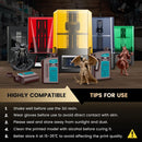 SUNLU 14K High Precision Resin 405nm UV Resin 1KG For LCD 3D Printer Material For Fast Curing  405nm UV Photopolymer Resin