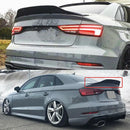 For 2014-2020 Audi A3 S3 RS3 Rear Trunk Spoiler Wing Carbon Fiber Look RT Style