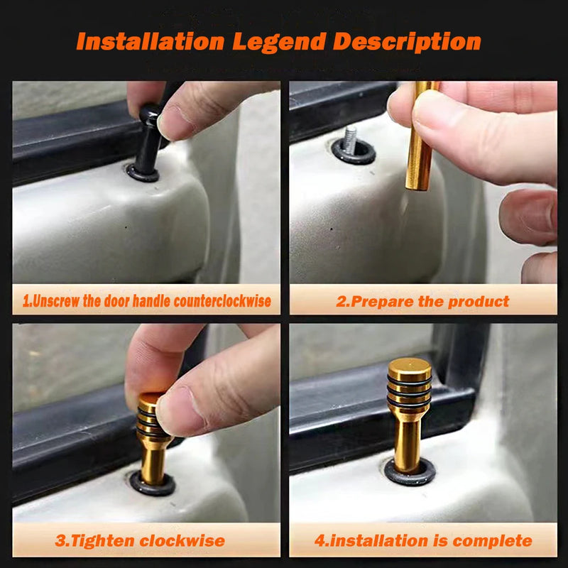 Auto Car Security Door Lock Pins Universal Car Truck Interior Door Lock Knob Pull Pins for Volkswagen VW Polo Beetle MK2 MK3 CC