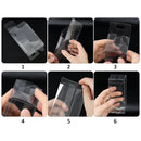 10Pcs Clear PVC Candy Gift Box Transparent Cookie Chocolate Cake Packaging Boxes Baby Shower Birthday Wedding Favors Christmas