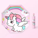 Children Automatic Umbrella Rain Kids Lovely Unicorn Folding Umbrellas Windproof Black Coating Anti UV Parasol Girl Boy Umbrella