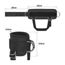 1Pc Padded Ankle Straps Ankle Straps for Cable Machines  Single/Double D-Ring Fitness Ankle Cuffs for Leg Extensions