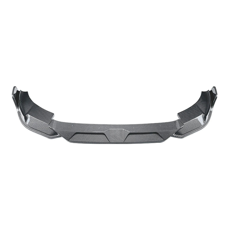 Front Bumper Spoiler Lip For BMW F97 X3M F98 X4M 2022 2023 2024 Carbon Fiber Look/Gloss Black Lower Body Protector Splitter Kit