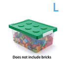 Kids Building Block Storage Box Toys Organizer Stackable Block Case Container Books Stationary Holder Sundries Snack Container