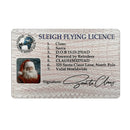 Santa Driver License Id Card Novelty Santa Lost Driving Licence Father Christmas Decoration Eve Keepsake Xmas Box Drop Shipping