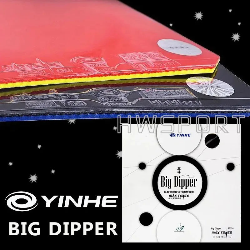 YINHE Big Dipper Table Tennis Rubber Sticky Lightweight Ping Pong Rubber Sheet with Inner Energy Sponge