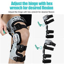NEENCA Unloader ROM Knee Brace Hinged Stabilizer Adjustable Recovery Support for ACL MCL PCL Injury Meniscus Tear Arthritis