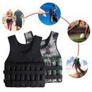 20kg Loading Weighted Vest Adjustable Exercise Training Fitness Jacket Gym Workout Boxing Vest Fitness Running Sand Waistcoat