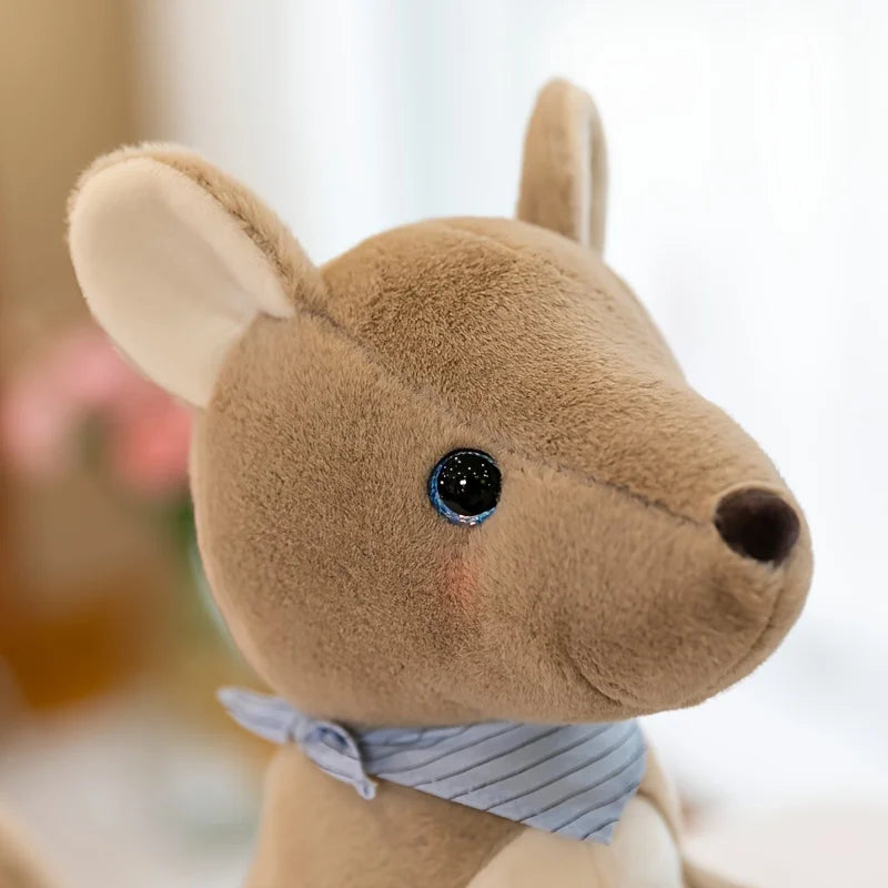26cm 2-in-1 kangaroo plush toy, Australian kangaroo doll, super fun kangaroo plush toy, best gift for Easter