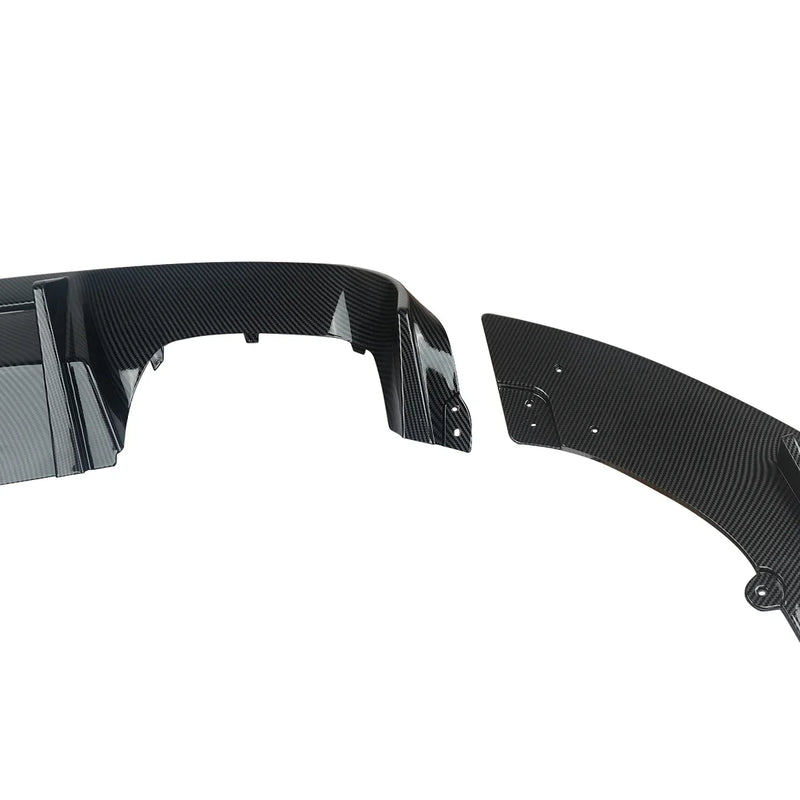 Car Rear Bumper Lip Spoiler For BMW M2 Diffuser F87 M2C Competion 2015+ Coupe Carbon Fiber Look Protective Cover