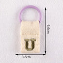 1Pc Aesthetic Initial Embroidery Alphabet Keychains Fabric DIY 26 Letters Unique Keyring Charms For Pouch Bags Accessories Gift
