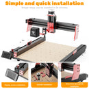 Twotrees TTC450 PRO CNC Router Machine CNC Woodworking Laser Engraving Cutting wood Metal GRBL Control