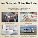 BRISKSPRING Flexible Silicone Showerhead  hose 1.5M 1.75M Long  Explosion Proof Shower Hose Plumbing Pipe Bathroom Accessories