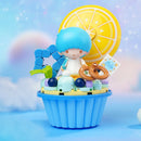 New Keeppley Sanrio Building Block Kuromi Gemini Hellokitty Cartoon Ice Cream Cake Decoration Model Children's Toy Birthday Gift