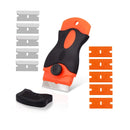 Scraper for Car Glass with Blades Window Glass Glue Sticker Remover Razor Blade Scraper to Clean Ceramic Hob Auto Squeegee Tool
