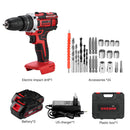 ONEVAN 500W Electric Impact Drill Set Hammer 38N.M Drill Cordless Screwdriver Woodworking Power Tools For Makita Battery Pin