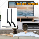 32-70 Inch Universal TV Stand Adjustable Height LCD LED Display Legs Feet Stand Durable Television Rack Black