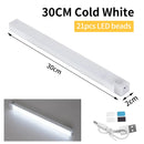 10/20/30/50cm Rechargeable PIR Motion Sensor LED Night Light Infared Induction Detector Night Lamp Stair Cabinet Kitchen Light
