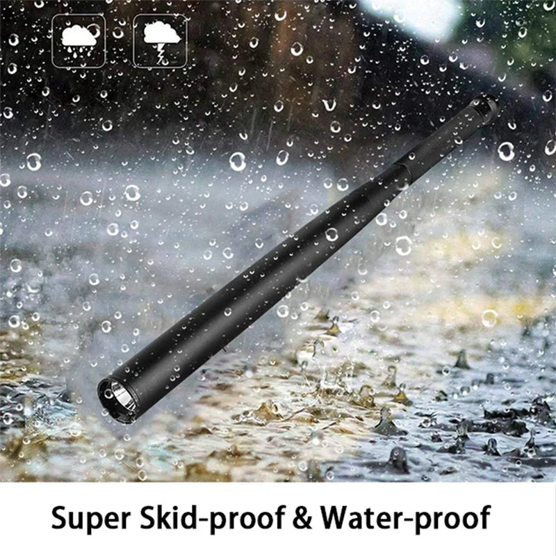 Ultra Bright Self Defense Baseball Bat Flashlight Stick Outdoor Emergency Personal Defense Torch Anti Riot Equipment Supplies