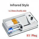 6.5/8mm Tube Electric Cigarette Rolling Machine Infrared Sensing Injector Tobacco Filling Auto Cigarette Maker Smoking Accessory