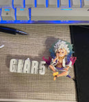 New 10cm Mini One Piece Y z Luffy Gear 5 Action Figure Nika Statue Anime Figurine Pvc Model Doll Collection Toy Gift Kids