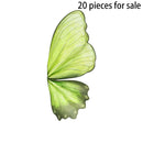 20Pcs Butterfly Wing Shaped Flower Wrapping Paper Creative Diy Crafts Flowers Packaging Paper Wedding Birthday Party Supplies
