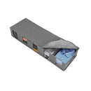 1pc Clothing Storage Bag Foldable Underbed Organizing Large Adjustable Compartment Storage Bag for Blanket Shoes Sweaters Toys