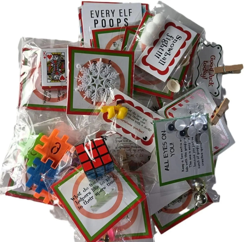 Elf kit 24 Days of Christmas Elf Magic Kit for 2023 Fun Elf Activities Props and Countdown Xmas Gift and Party Favor