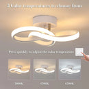 LED Ceiling Light, Modern Ceiling Lamp 20W 2200LM White Ceiling Lamp for Kitchen, Hallway, Bedroom, Switch Control