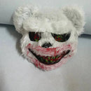 Halloween Horror Bloody Head Cover Mask Rabbit Bear Cosplay Mask Carnival Costume Headgear Props Handmade Party Decoration
