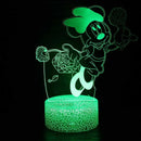 Disney Mickey Minnie Mouse 3D LED Lamp Anime Figures Night Light Table Lamps USB Sleep Neon Lights Home Decor Kids Birthday Gift