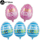 Happy Easter Foil Balloons Cute Bunny Balloons Egg Chick Balloons Easter Party Decoration Kids Easter Gift Easter Party Balloons