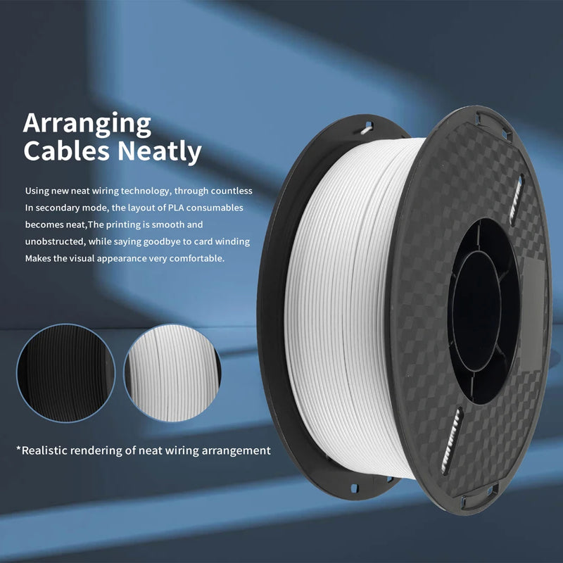 KEEPANG PLA/HS-PLA/PETG/Silk PLA 3D Printer Filament 1.75mm Mix Color 5Rolls High Speed PLA Printinng Material for Bambu Lab