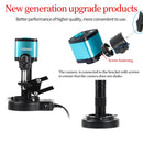 Yizhan 4K 48MP HDMI VGA USB Industrial Video Microscope For PCB Soldering 1080P HD Digital Camera 1-150X Zoom C Mount Lens 2K