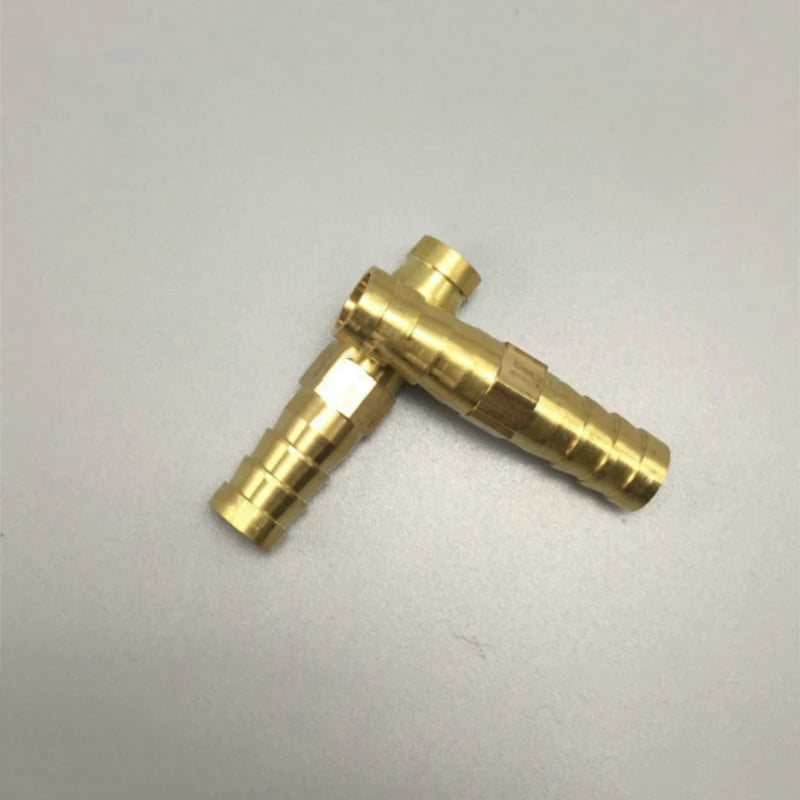 Brass Barb Pipe Fitting 2 Way Connector for 3mm 4mm 6mm 8mm 10mm 12mm 14mm 16mm 19mm 25mm Hose Copper Pagoda Water Tube Fittings