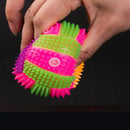Light Up Dog Ball Glow in The Dark Dog Squeaky Toys Bounce Activated Toy PET Ball for Dogs Cat Puppy to Chew Molar Easy to Clean