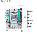 QIYIDA X99 Motherboard Set LGA 2011-3 Kit Xeon E5 2650 V4 CPU Processor With 16GB DDR4 ECC RAM Memory SSD NVME M.2 X99 C612 chip