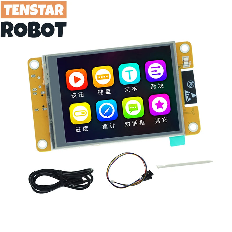 TENSTAR ROBOT ESP32 LVGL WIFI&Bluetooth Development Board 2.8 Inch 240*320 Smart Display Screen TFT Module With Touch