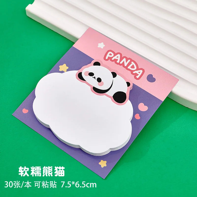 8 pcs/lot Chubby Panda Cartoon N Times Sticky Notes To Do List Memo Pad Notepad Cute School Office Supplies Gift Stationery