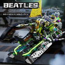 862PCS Glowing Beetle Building Blocks Wings Joint Movable Mechanical Insect Model Bricks Puzzle DIY Toys Kids Holiday Gifts