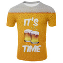 2023 Men'S T-Shirt 3d Printed Beer T Shirt For Men Funny Men'S Shirt Casual Summer Streetwear Unisex Tshirt Top Men'S Clothing