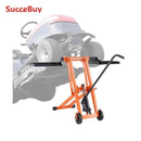 SucceBuy Lawn Mower Lift with Hydraulic/Threaded jack, 500/880 Lbs Adjustable Movable Lawn Lifter for Lawn Mower  Garden Tractor