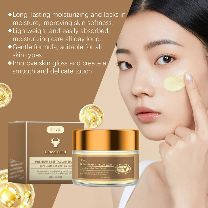 Bovine Fat Honey Moisturizing Cream Moisturizing Dry Skin Long-lasting Soften The Skin Nourishing Premium Beef Tallow Balm